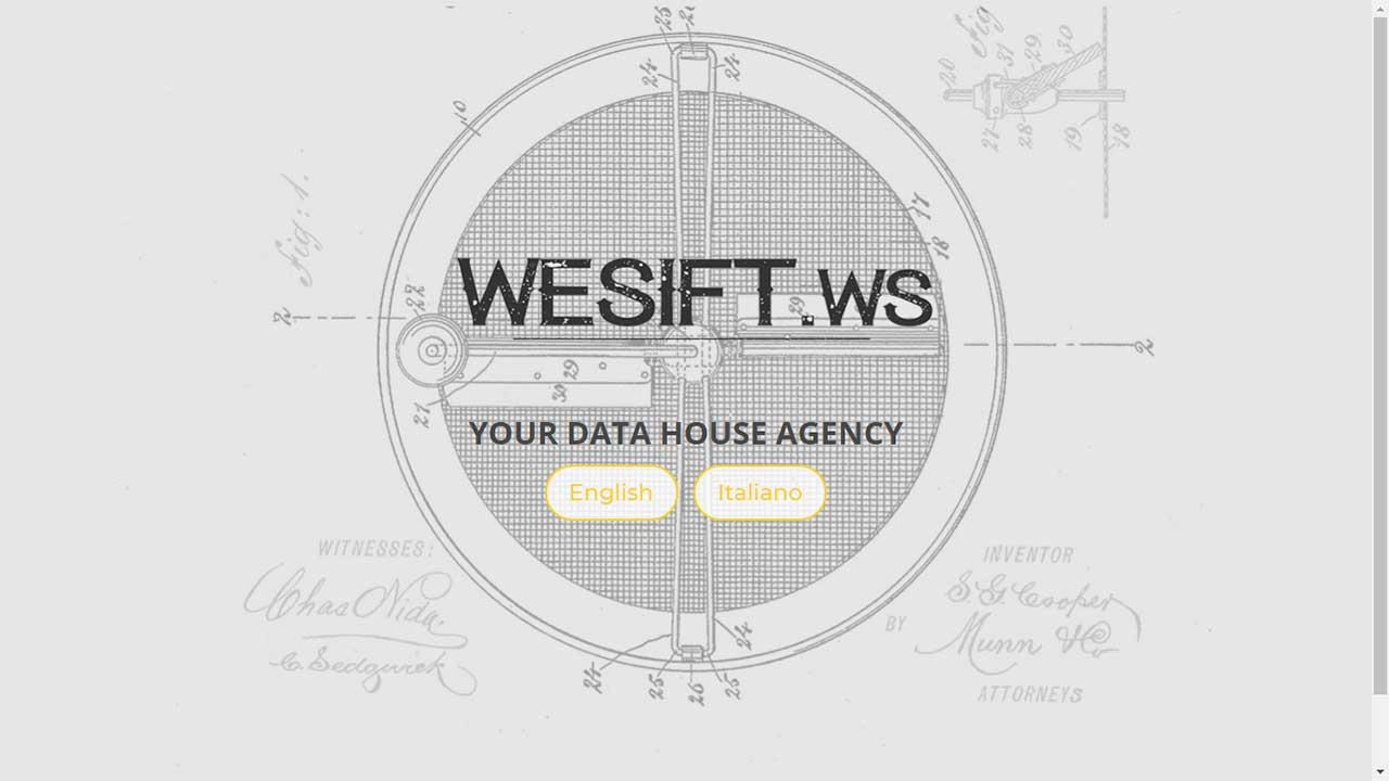 Portfolio: il sito di Wi Sift, dettaglio servizi